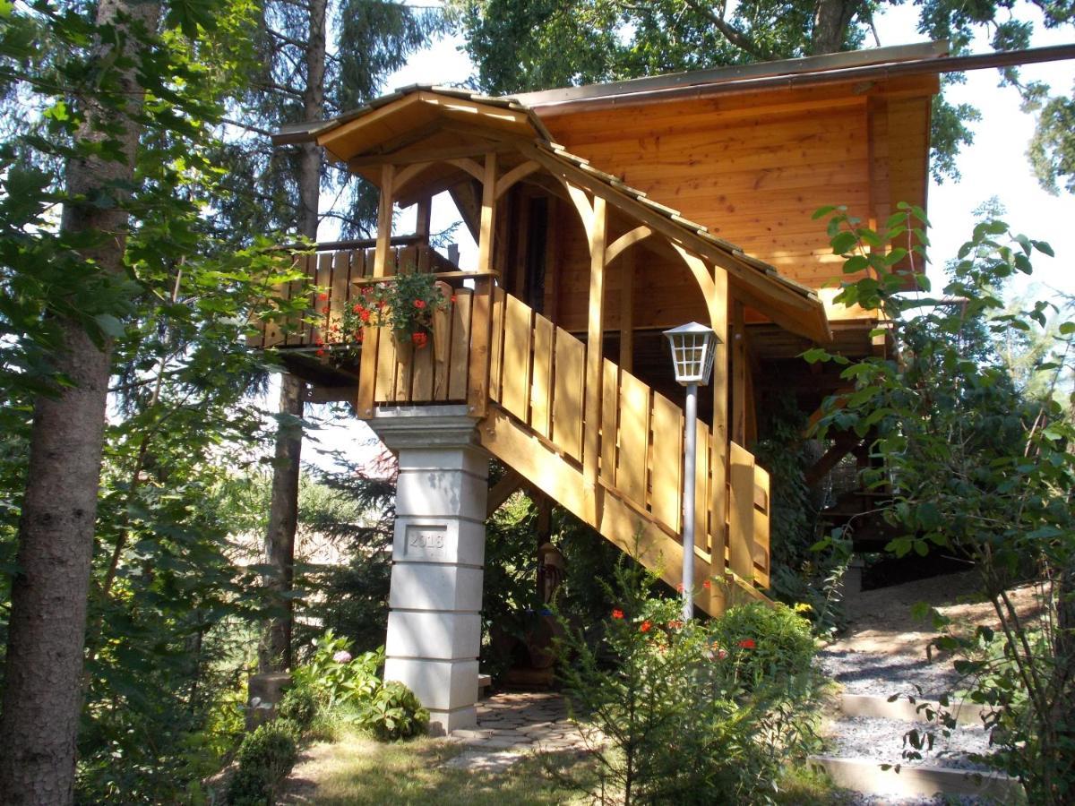 Baumhaus Wolfshoehle Fischach Εξωτερικό φωτογραφία