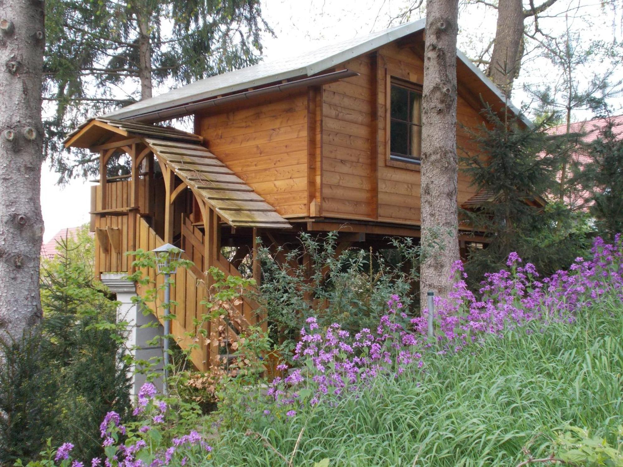 Baumhaus Wolfshoehle Fischach Εξωτερικό φωτογραφία